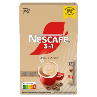 NESCAFÉ® 3in1 CREAMY LATTE sticks Vorderseite
