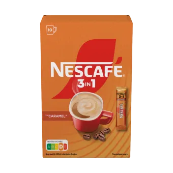 NESCAFÉ 3in1 Caramel sticks Vorderseite
