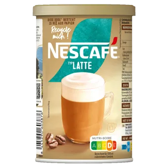 Nescafe Typ Latte Dose Vorderseite