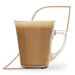 Kaffe med et mælkealternativ