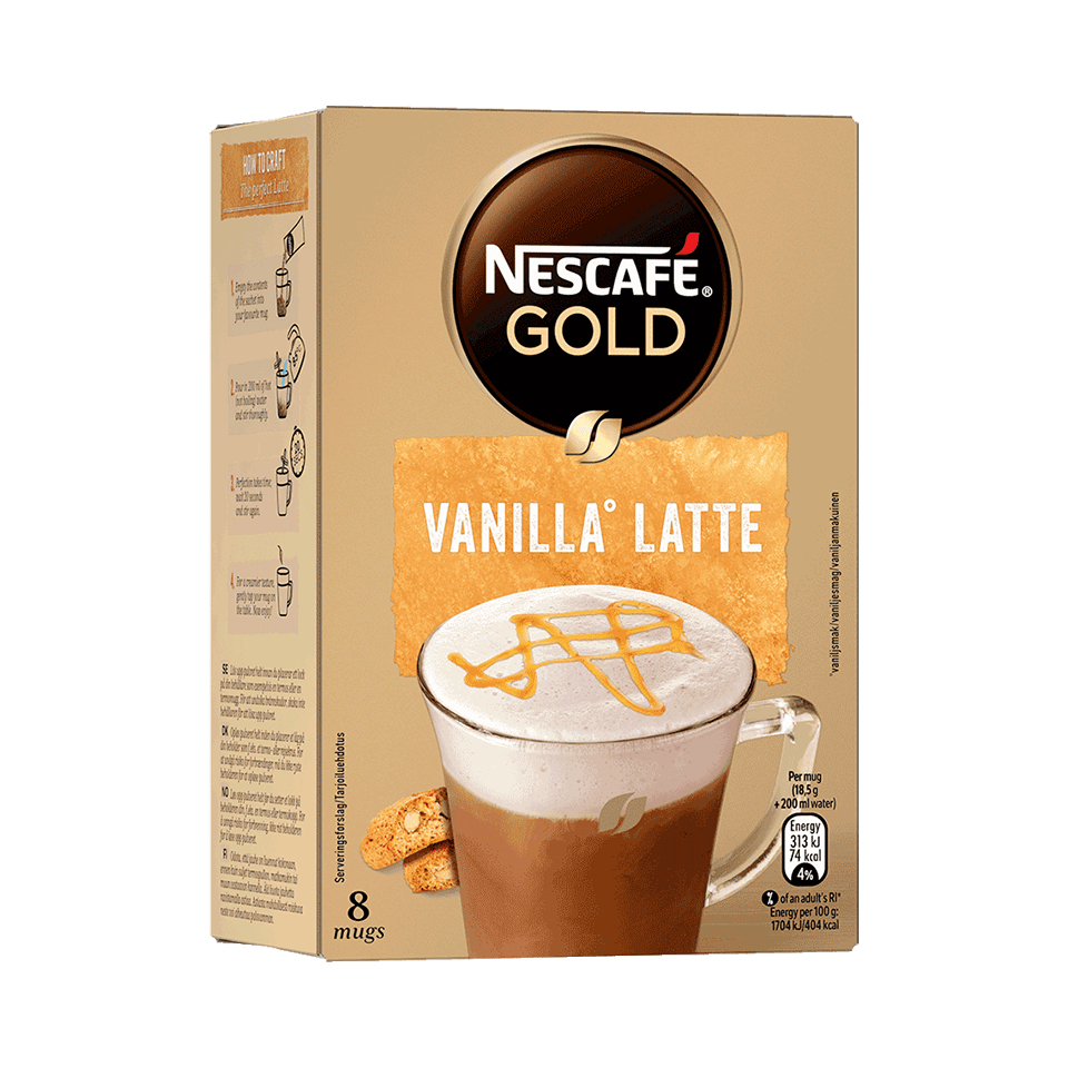 Nescafé Gold Vanilla Latte-kaffe