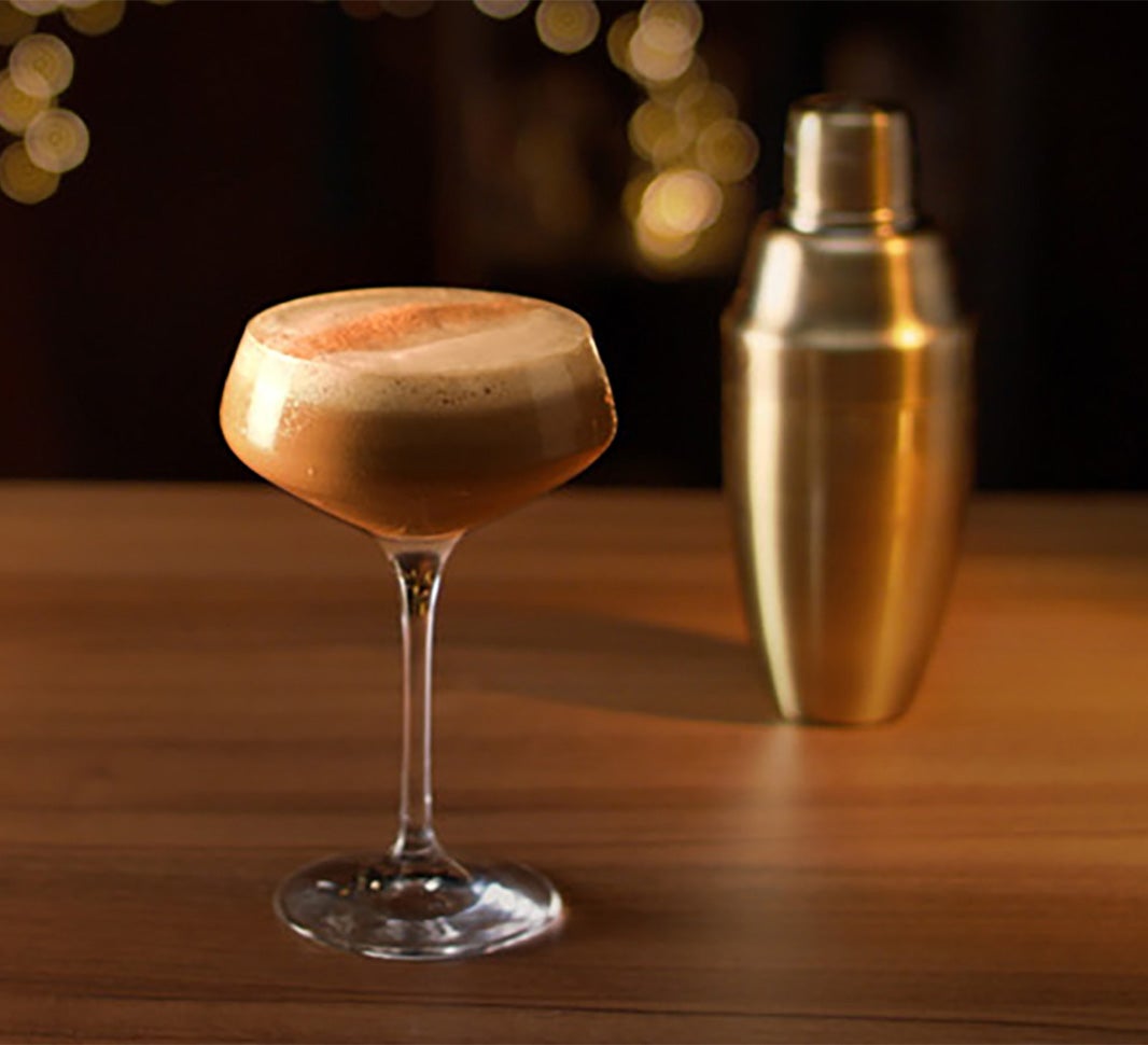 gold martini moctail