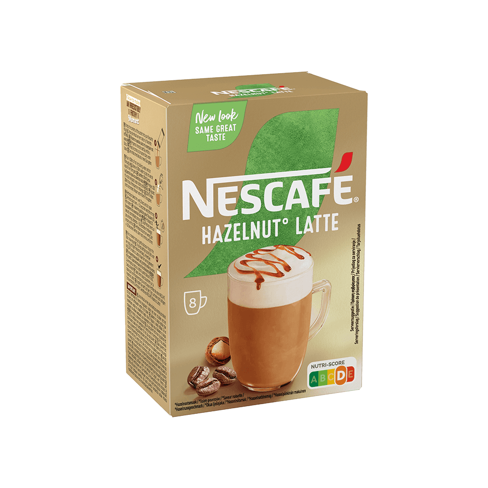 Nescafé Gold Hazelnut Latte-kaffe