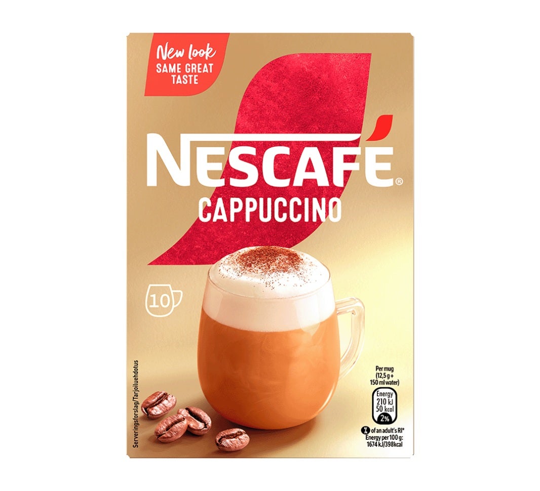 nescafé kaffe med mælkeskum
