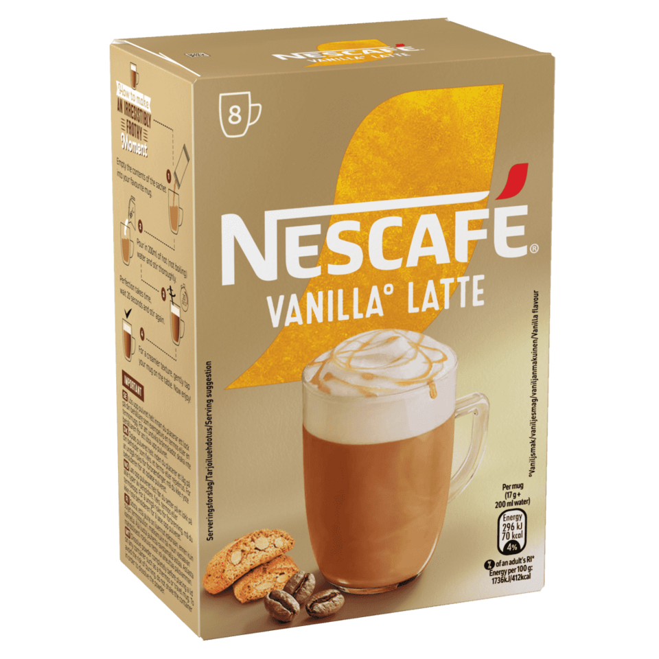 Nescafe vanilla latte