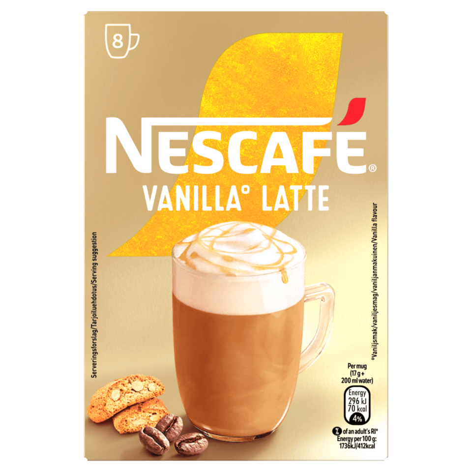 Nescafe vanilla latte