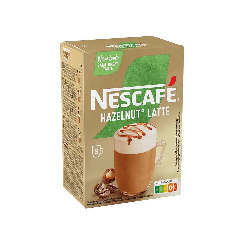 Nescafé Gold Hazelnut Latte-kaffe
