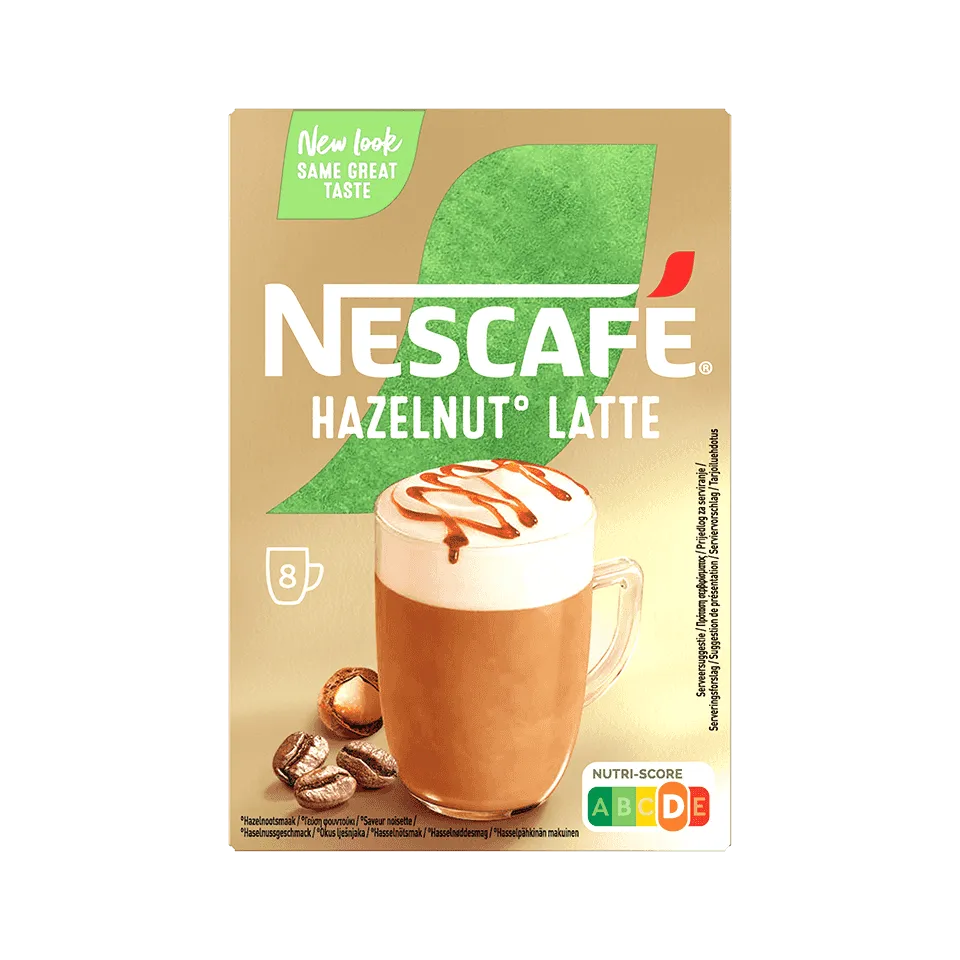 Nescafé Gold Hazelnut Latte-kaffe