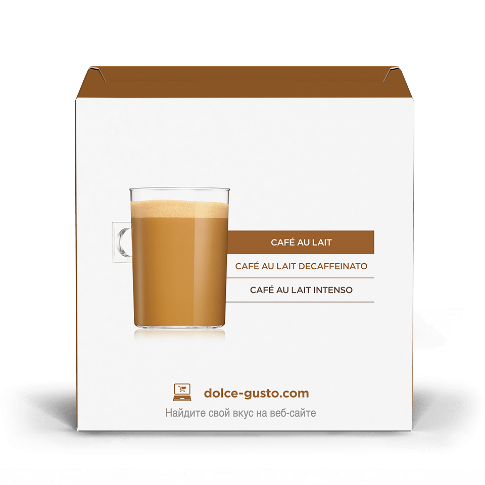 Cápsulas NESCAFÉ® Dolce Gusto® Café Au Lait 