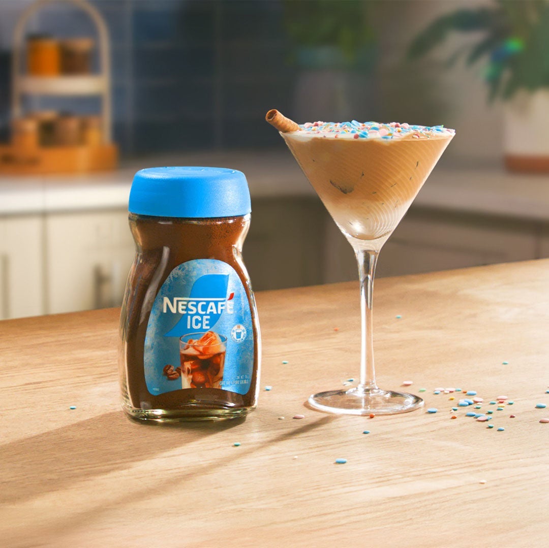 Whipped spanish iced latte