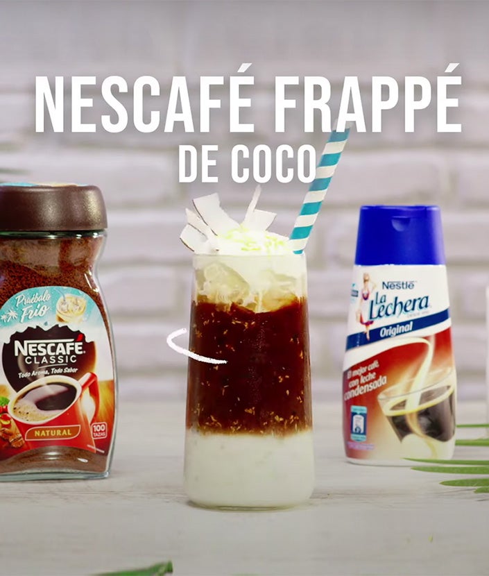 Crea tu receta NESCAFÉ Frappé de Coco