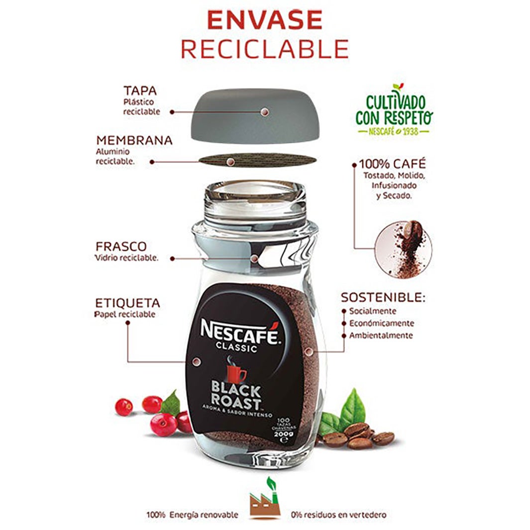 Envase reciclable NESCAFÉ