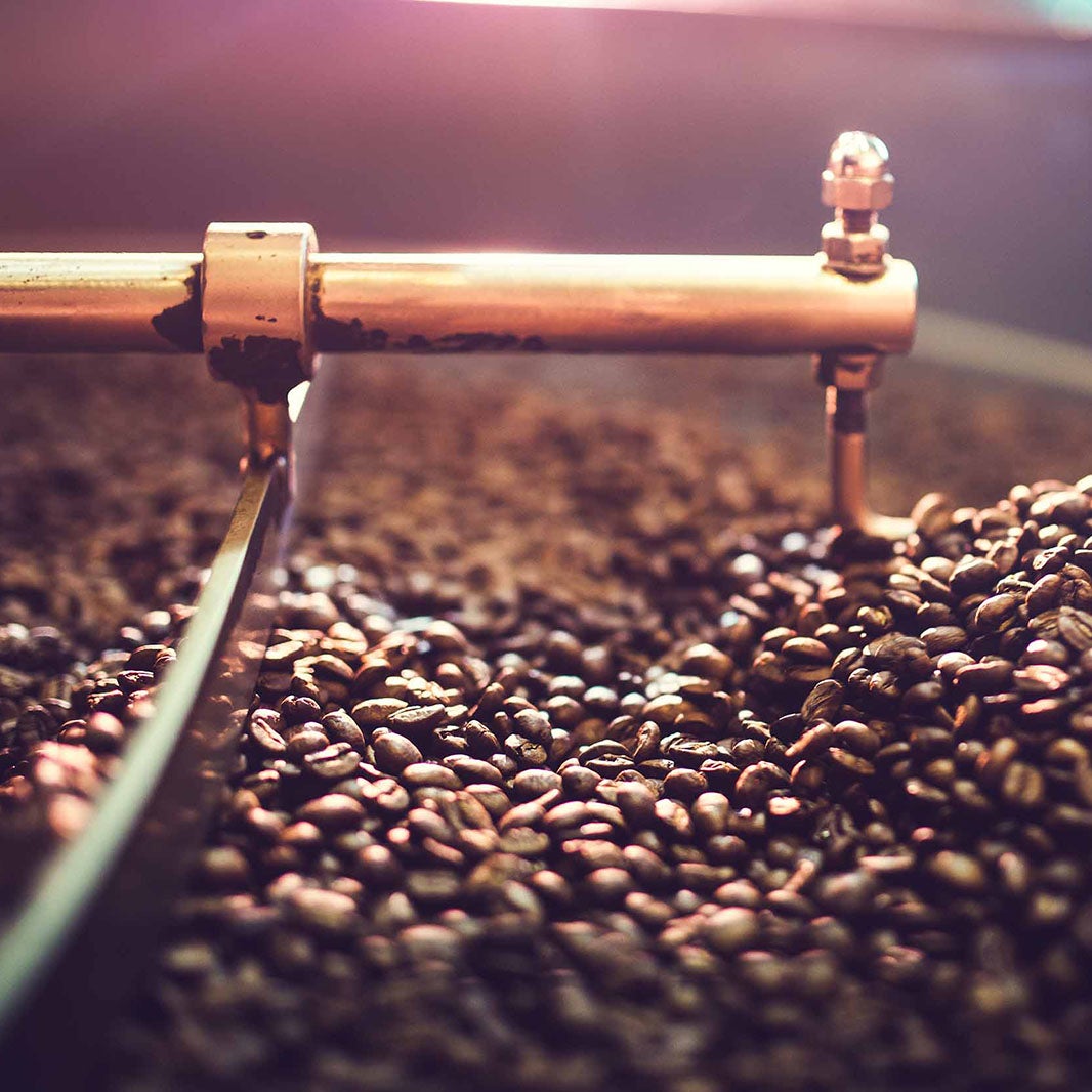 Tueste de granos de café