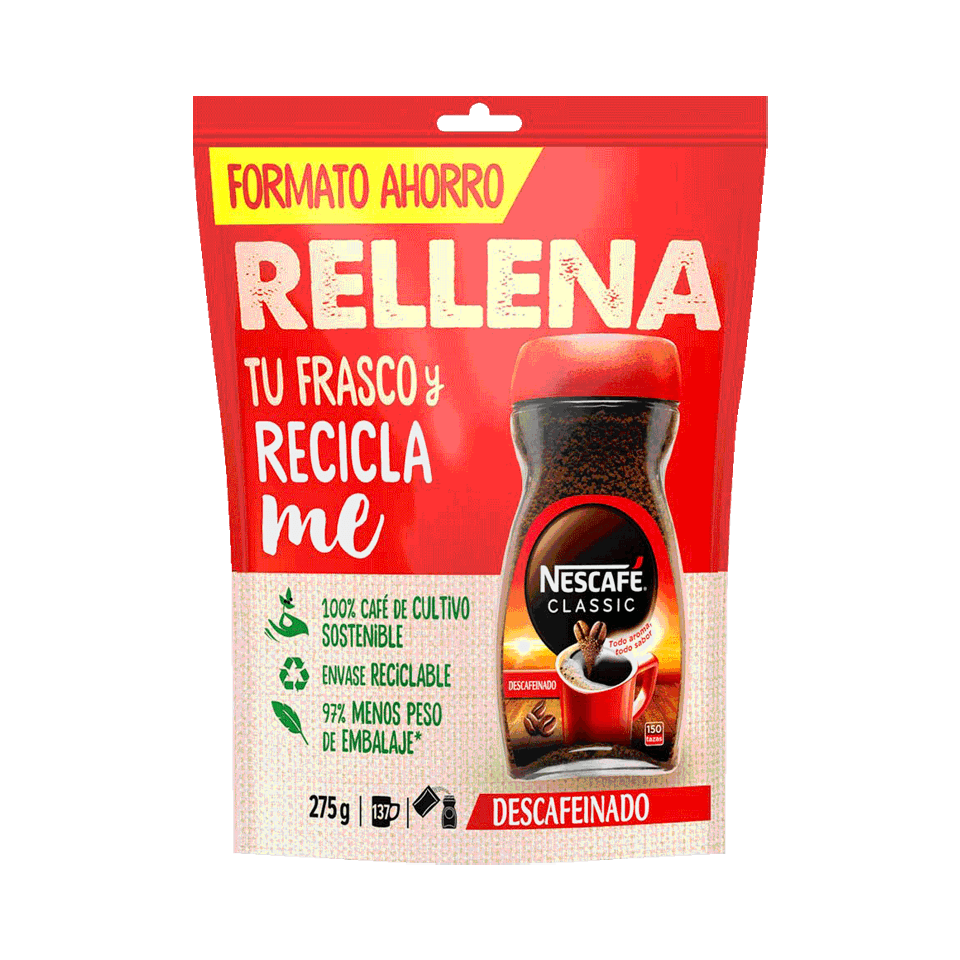 Refill Classic Descafeinado