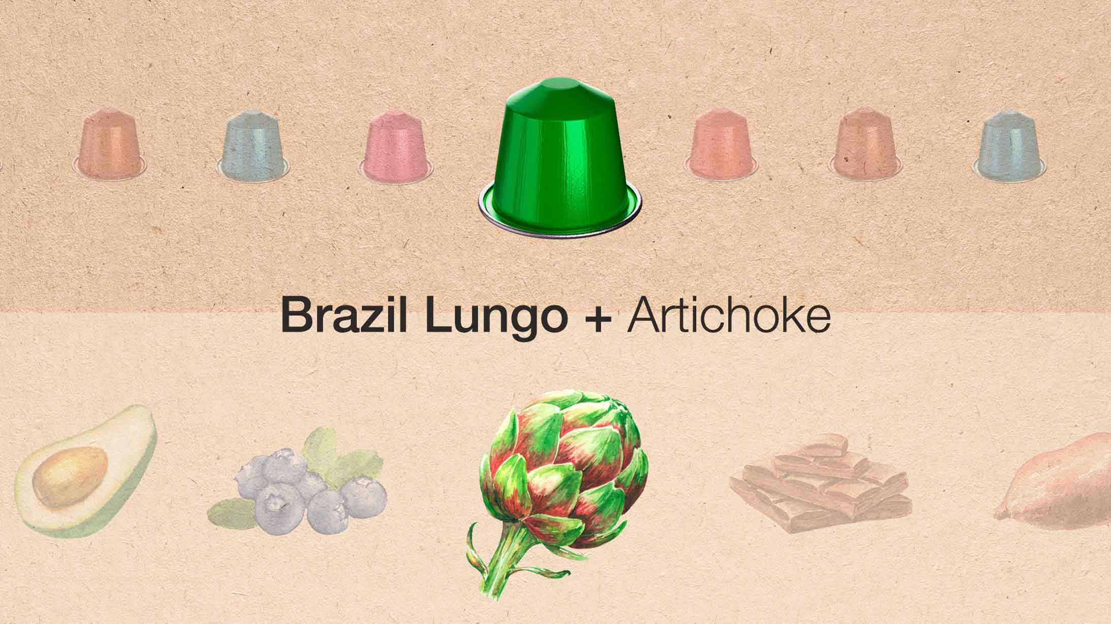 Brazil Lungo + alcachofas