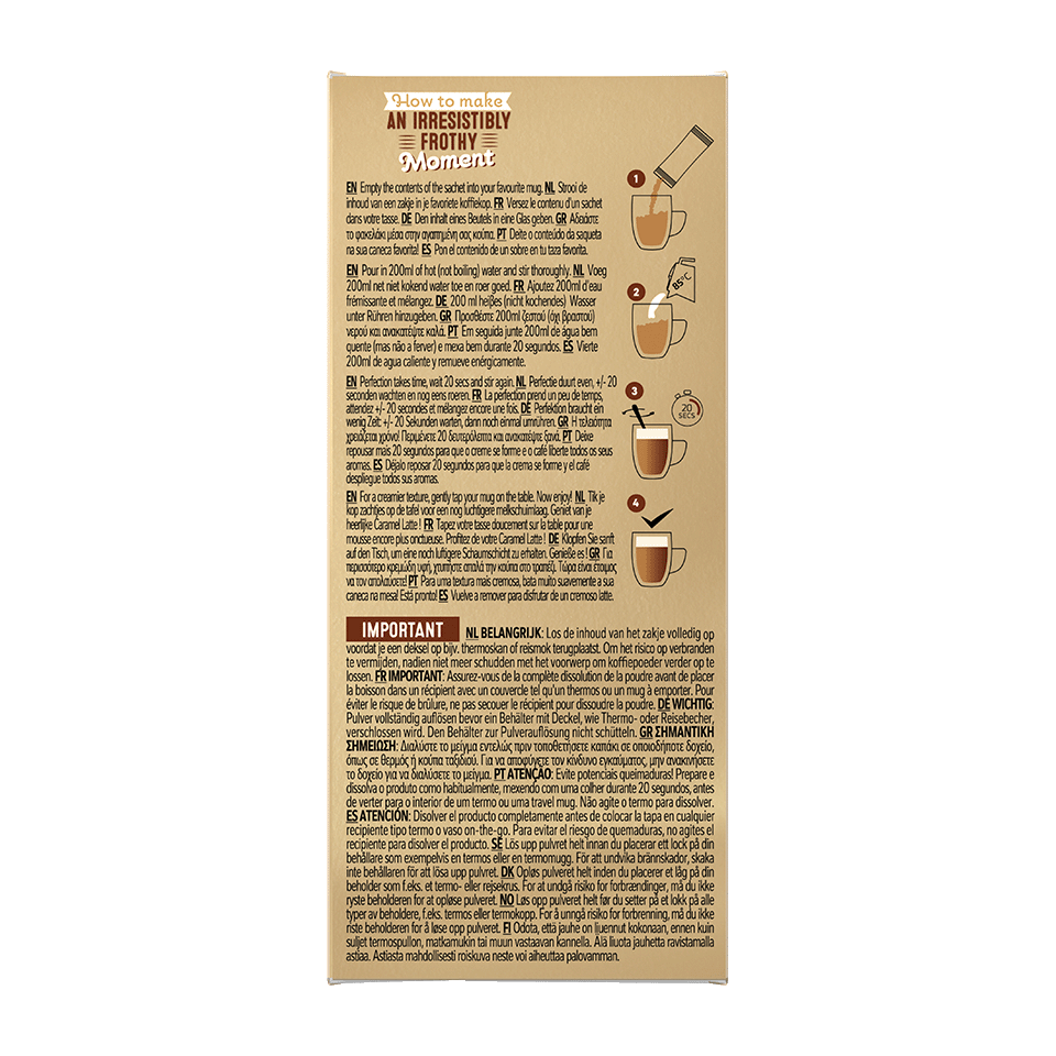 Caramel Latte Sobres