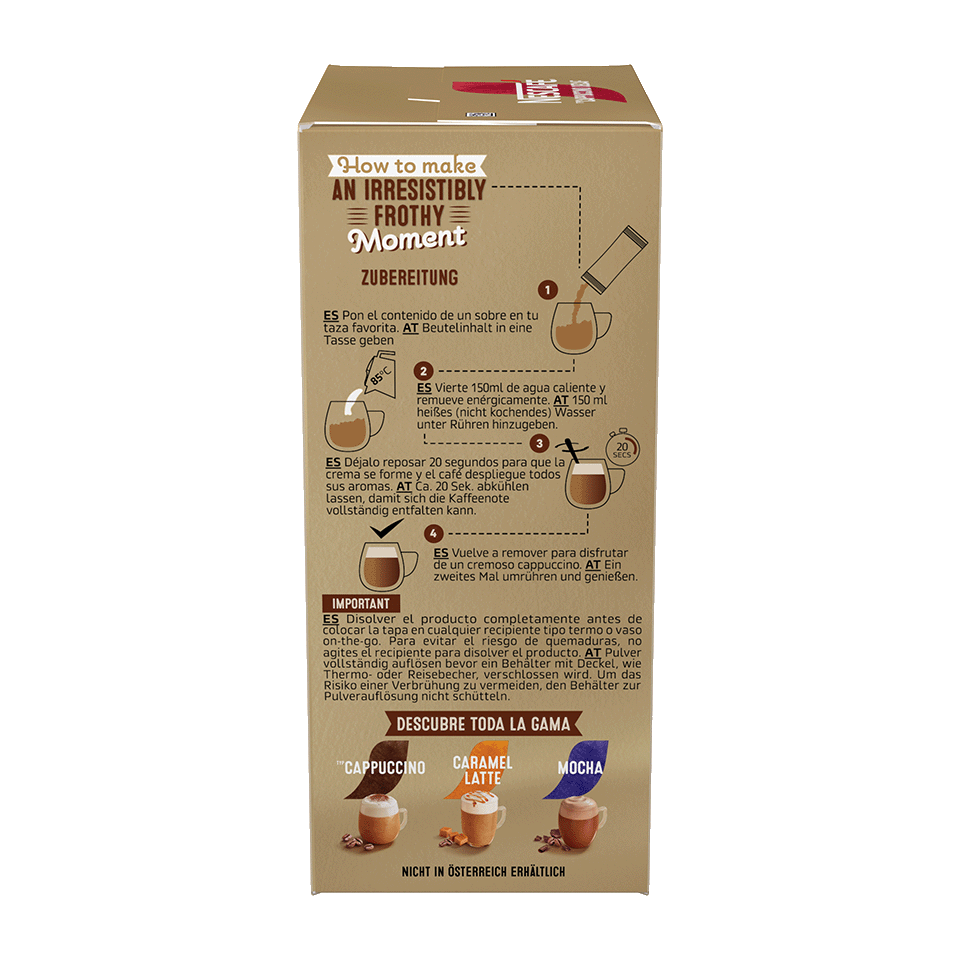 Cappuccino Decaf Sobres