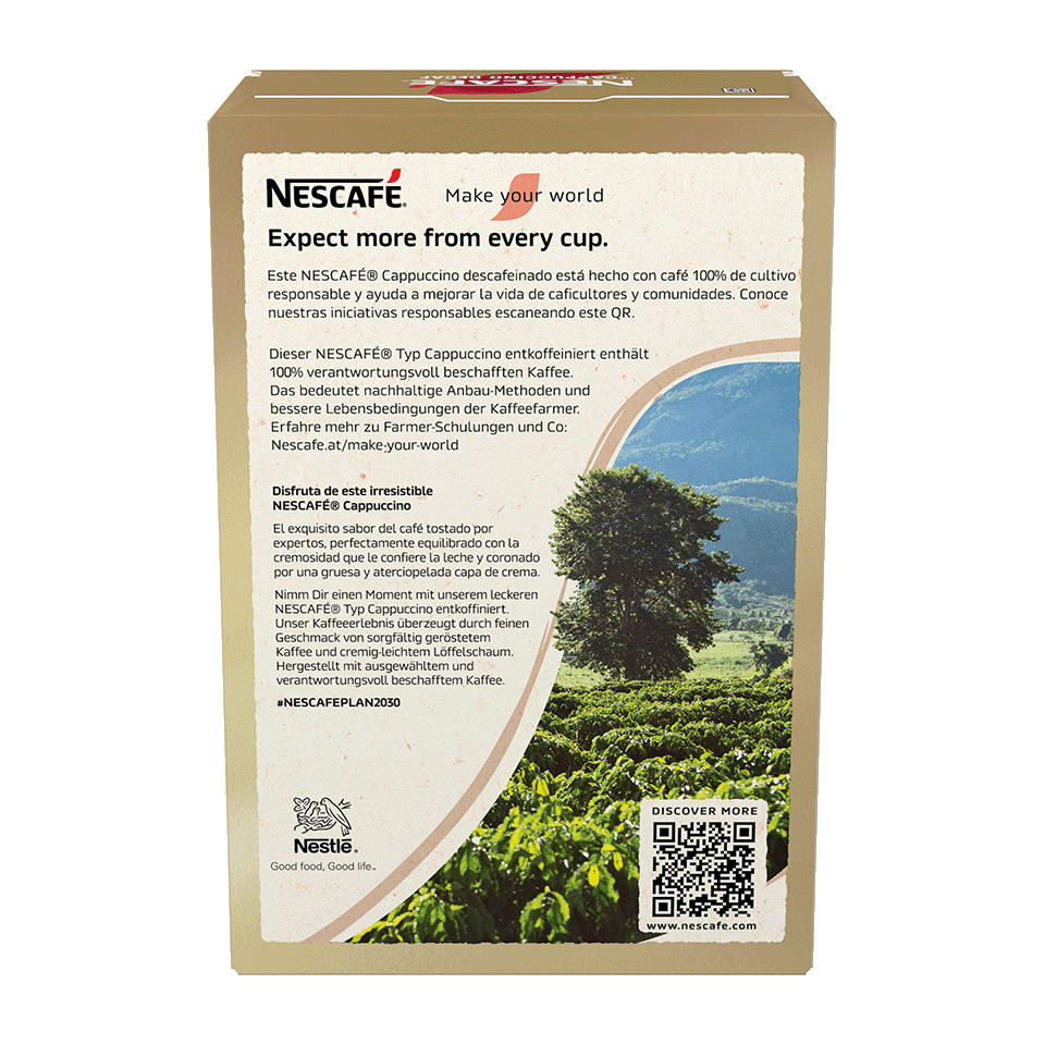Cappuccino Decaf Sobres