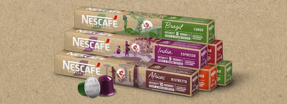 Cápsulas de NESCAFÉ® Farmers Origins®