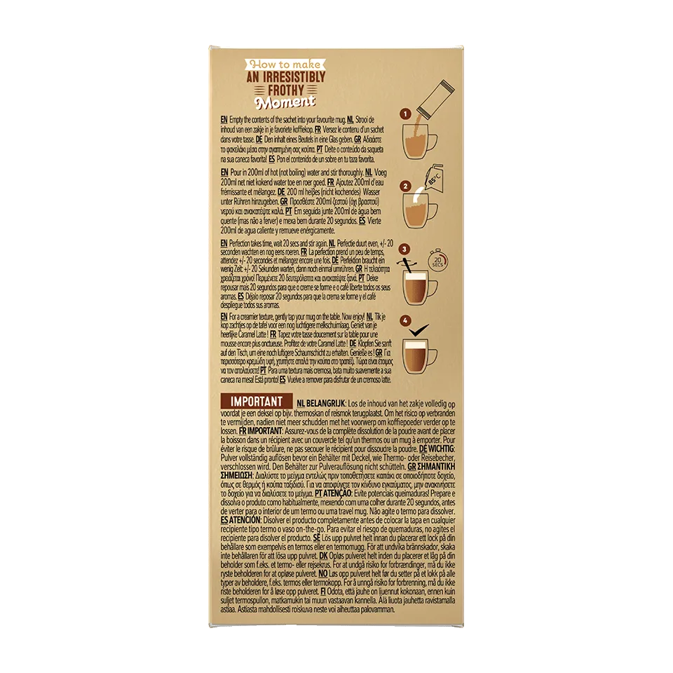 Caramel Latte Sobres