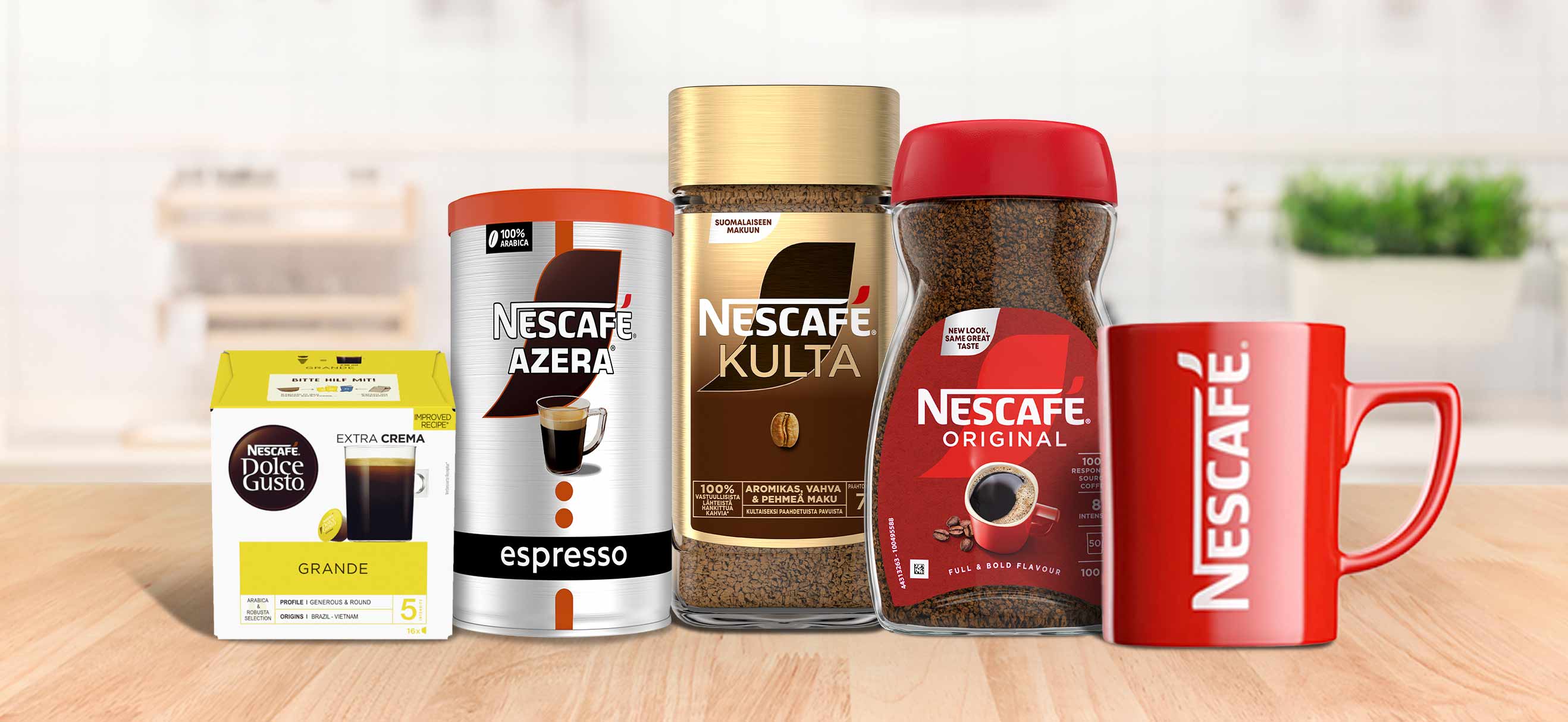 nescafé kahvivalikoima