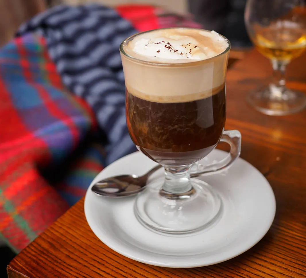 irish coffee ja kerma