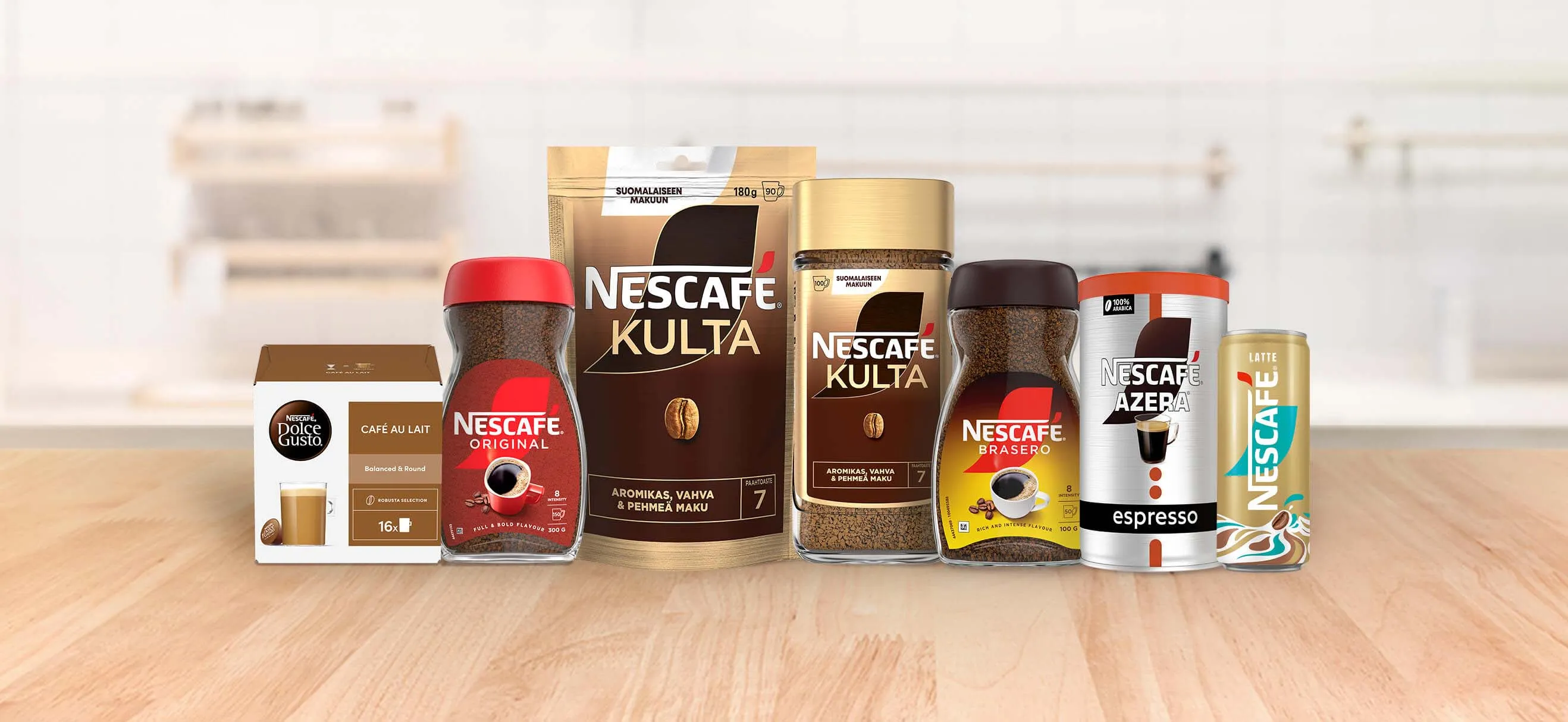 nescafé kahvivalikoima