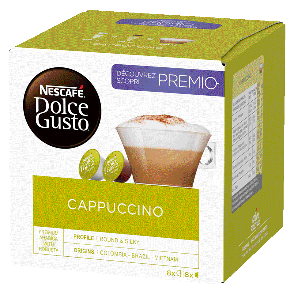 Dosettes Dolce Gusto Cappuccino