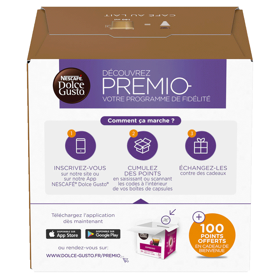 Dolce Gusto Café Au Lait pods