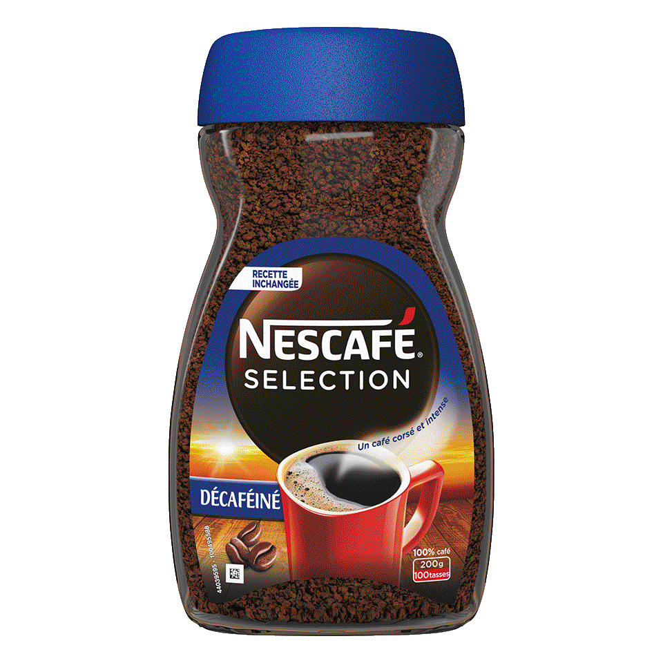 Café soluble NESCAFÉ® Sélection Décaféiné
