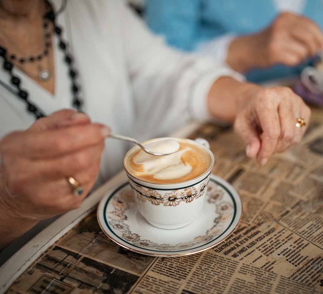 saveur du cappuccino humide