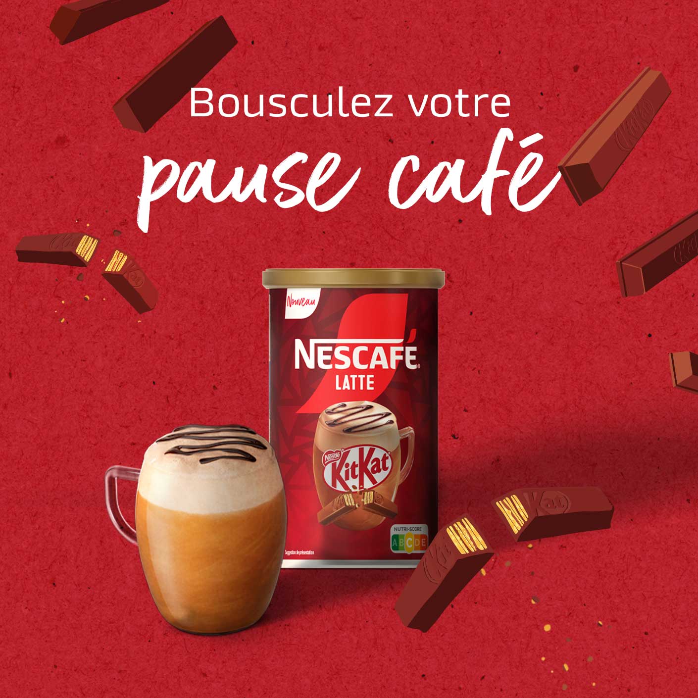 nescafé kit kat latte