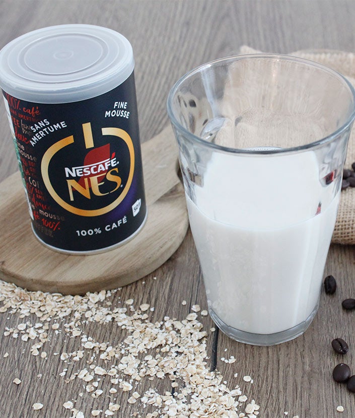 Frappé avoine glacé - étape 1