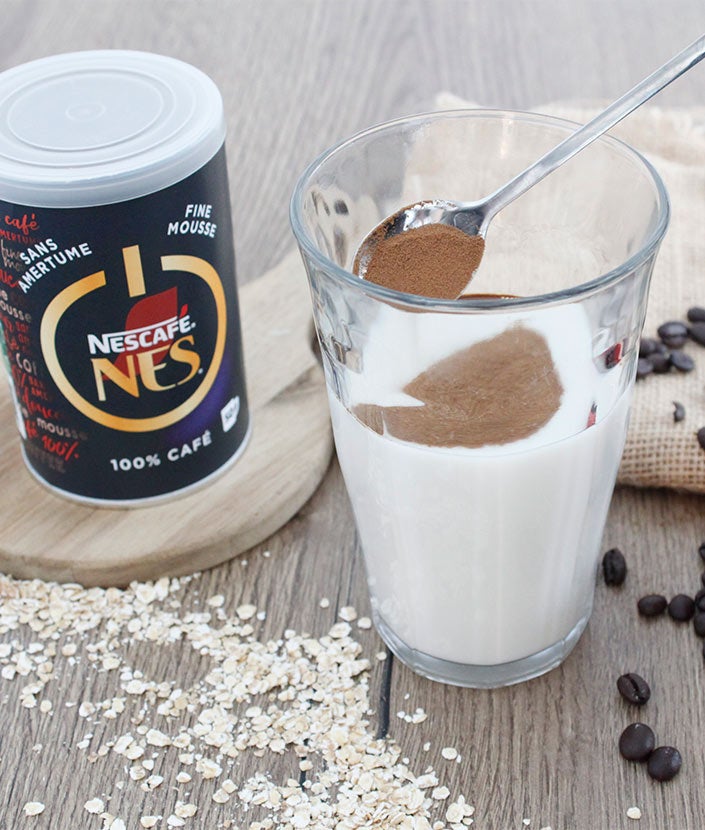 Frappé avoine glacé - étape 2