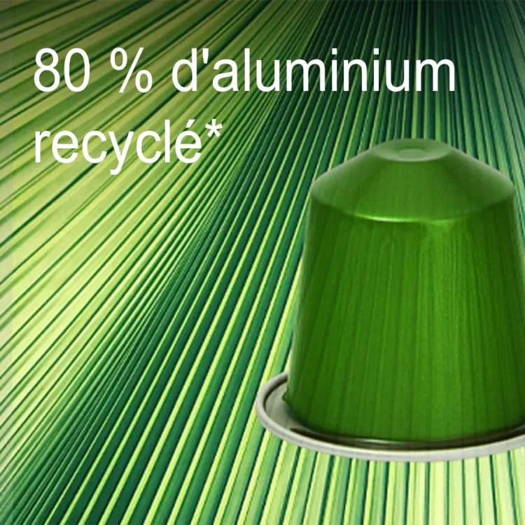 80 % d'aluminium recyclé*​