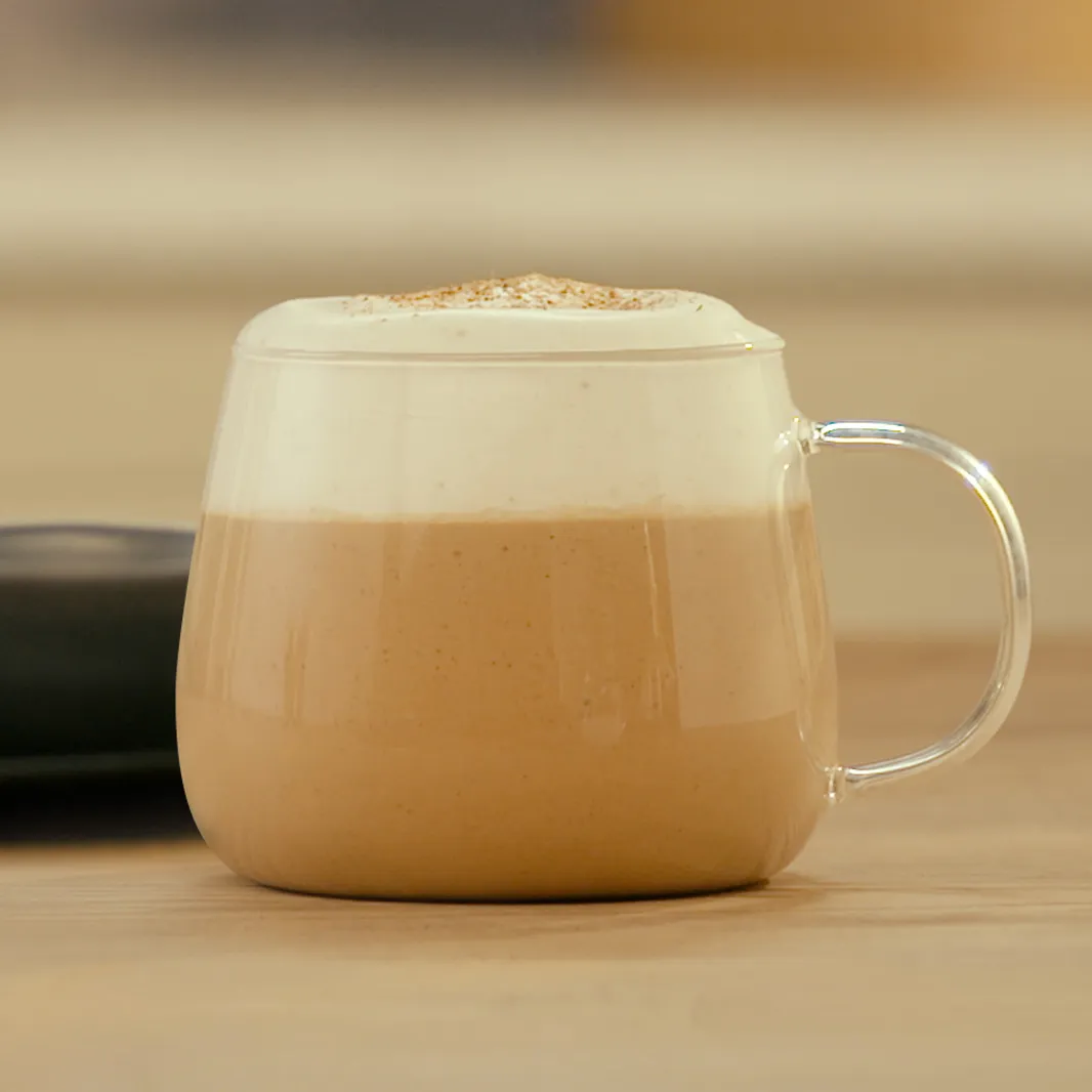 Régalez-vous avec votre cappuccino pumpkin spice !