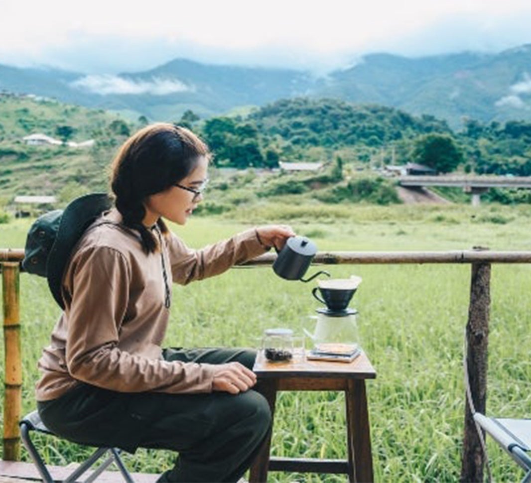 Pour-over coffee