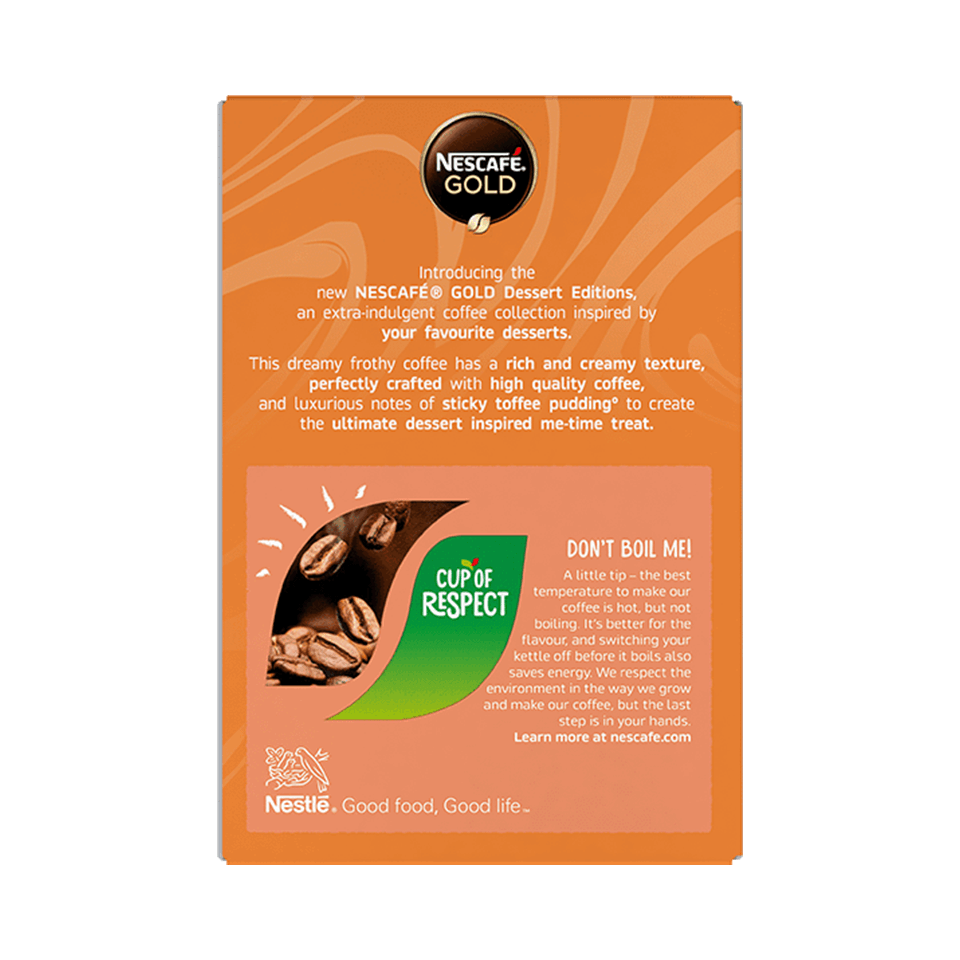 NESCAFÉ GOLD Sticky Toffee Pudding Latte