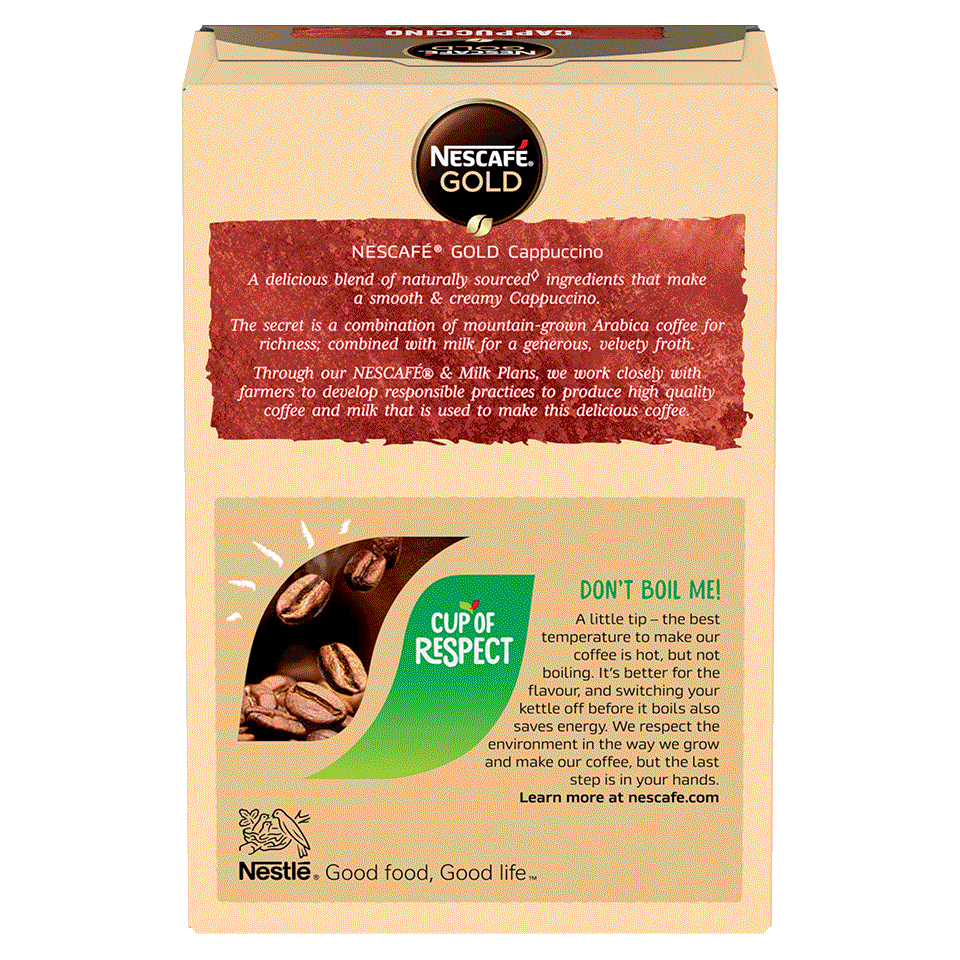 Nescafé Gold cappuccino coffee