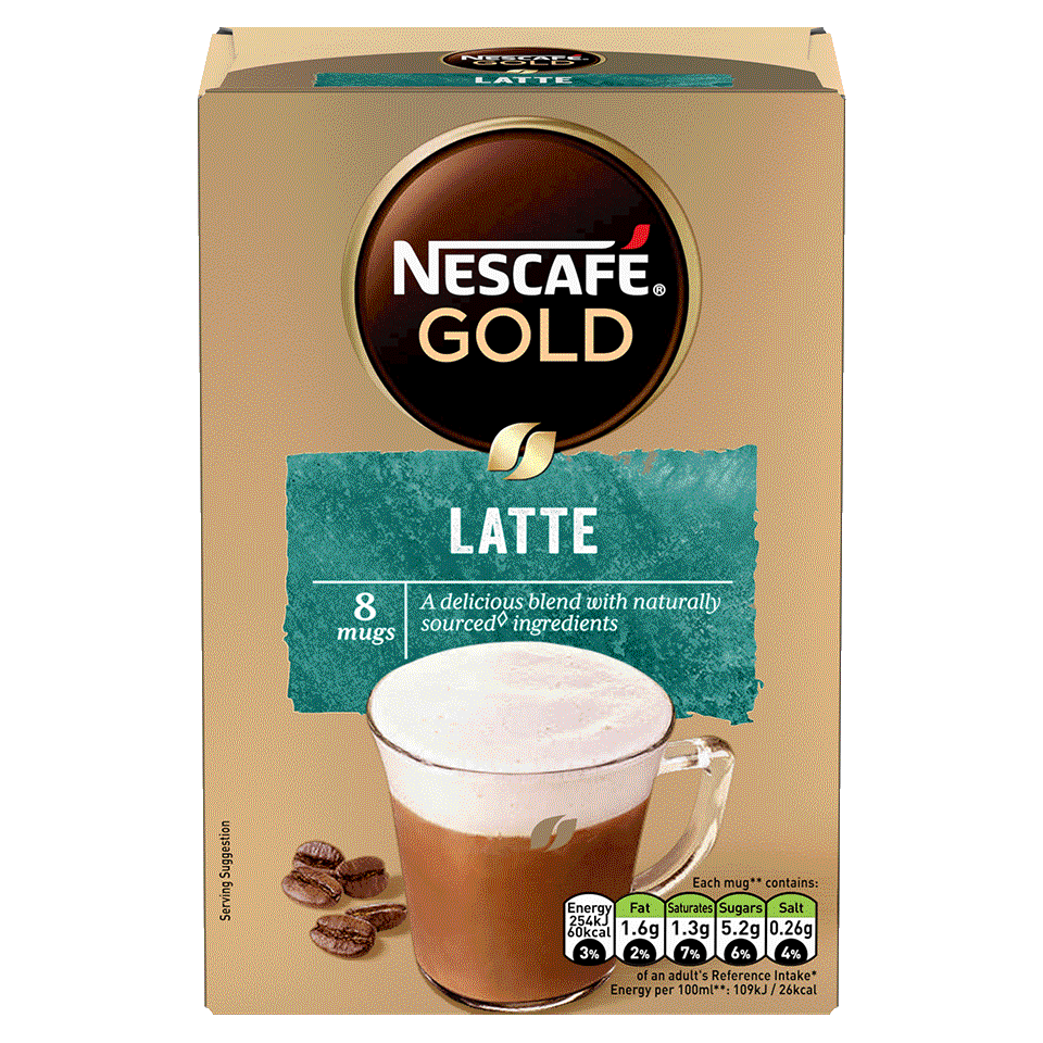 Nescafé Gold latte coffee