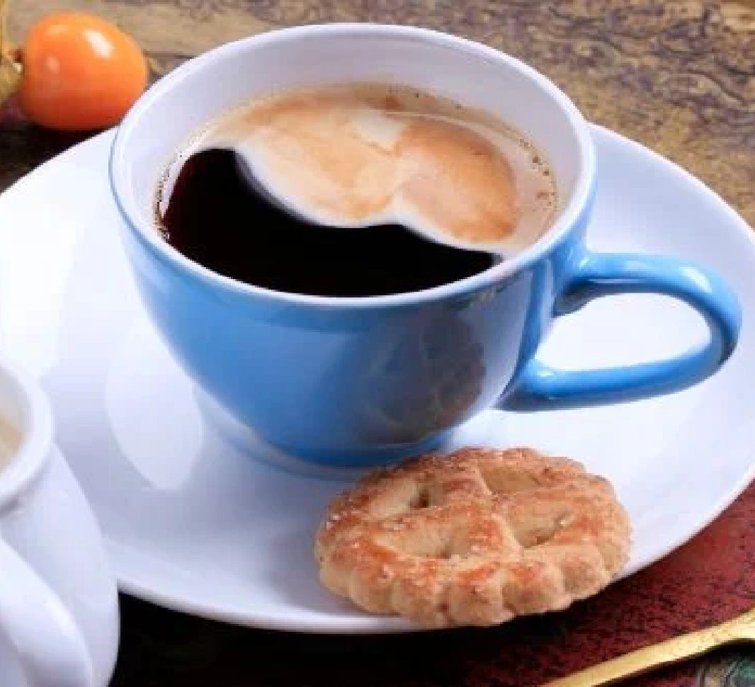 Cup of Austrian kleiner brauner coffee