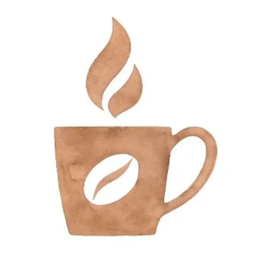 Art painting of coffee cup