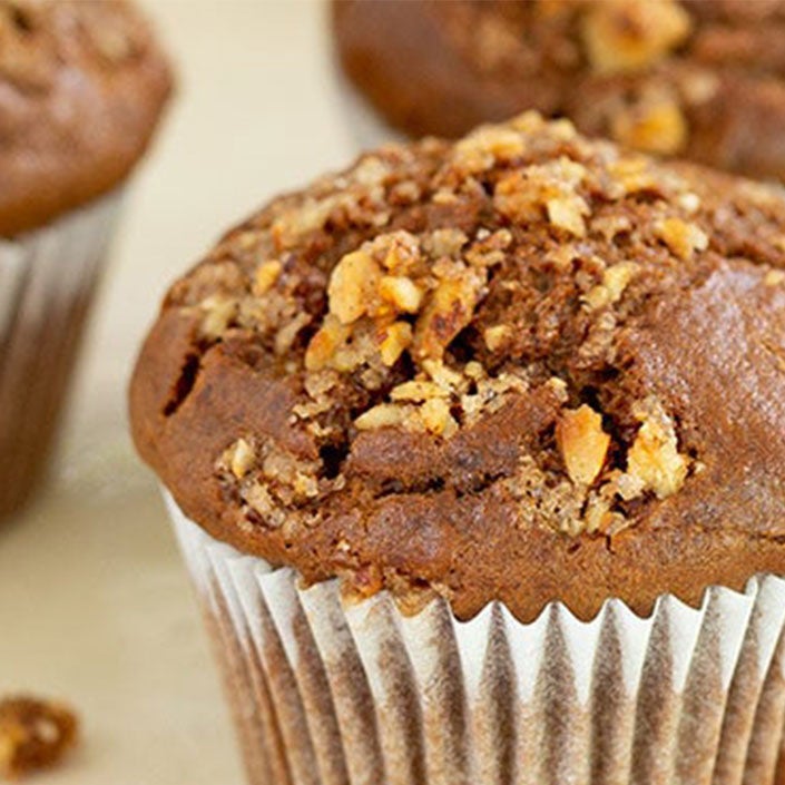 Coffee Muffins with Streusel Topping