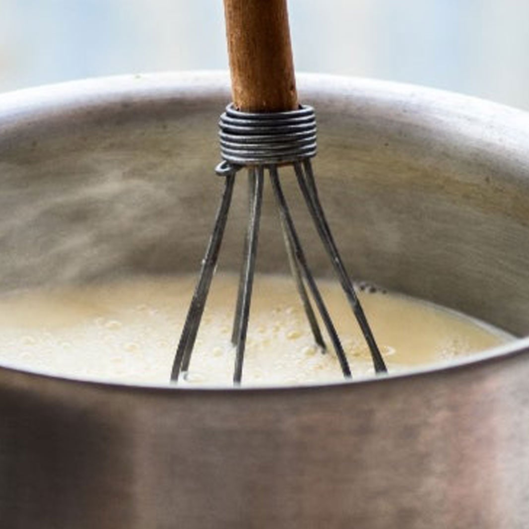 Stove-top steamed milk