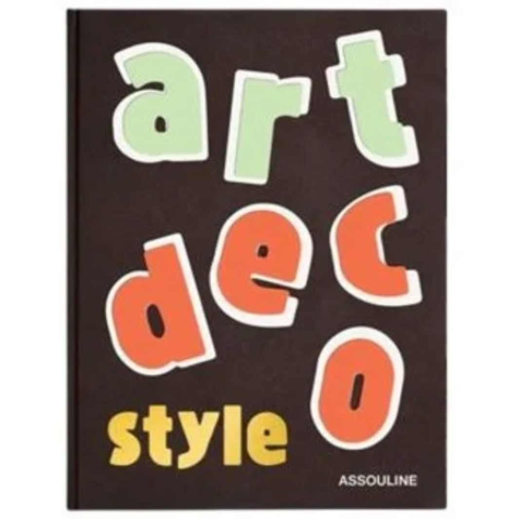 Book Art Deco Style Cover