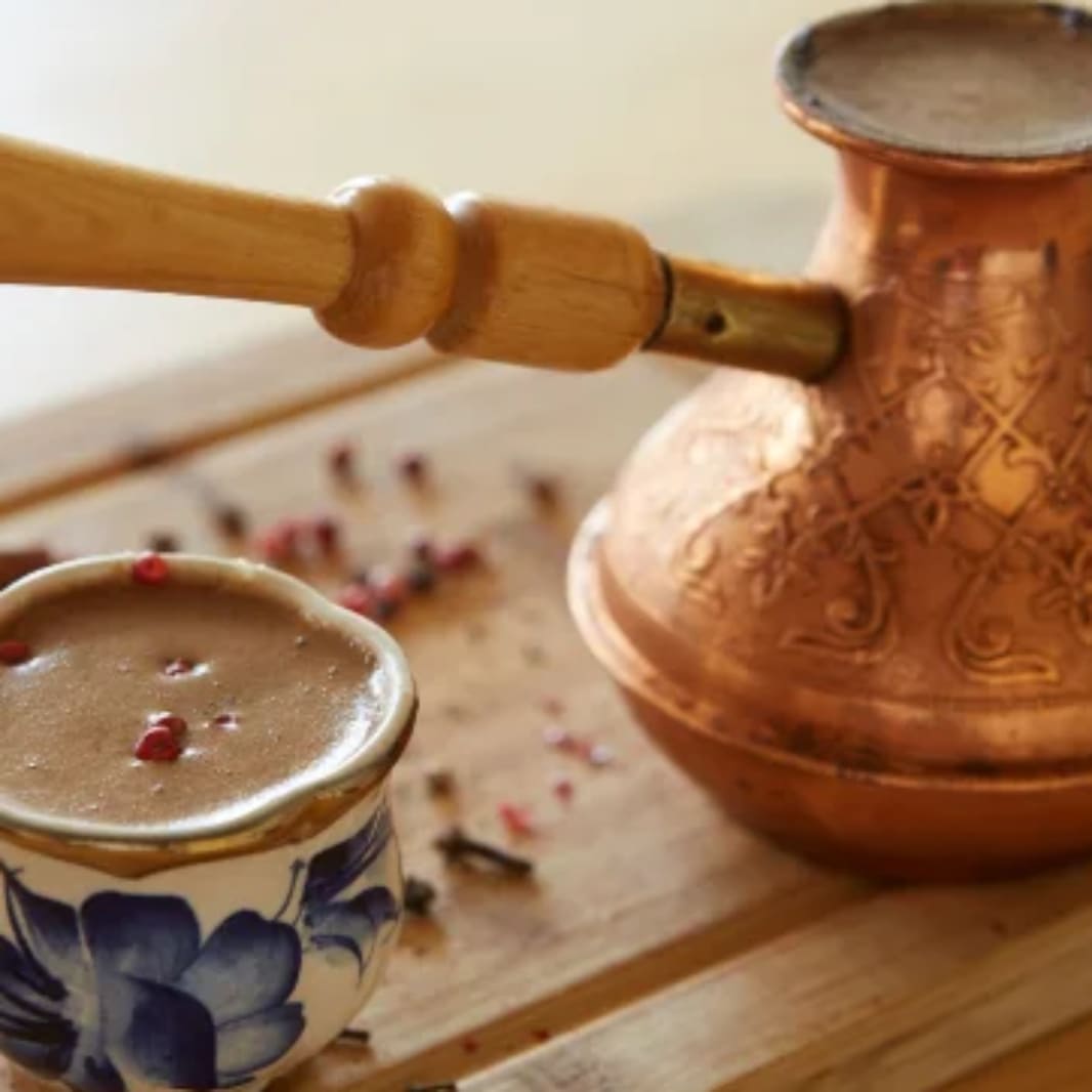 Dibek coffee - traditonal Turkish coffee