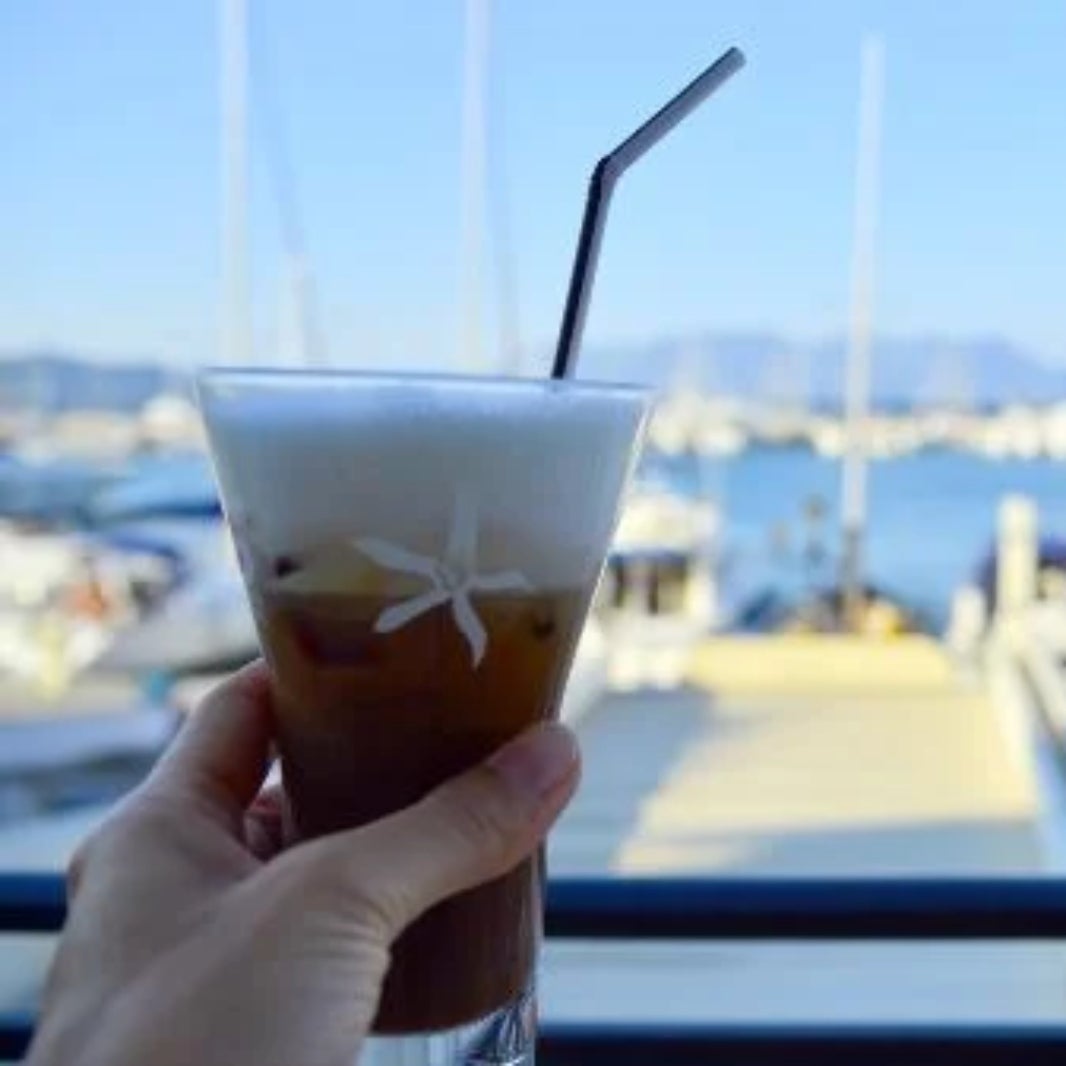 Glass fredo coffee