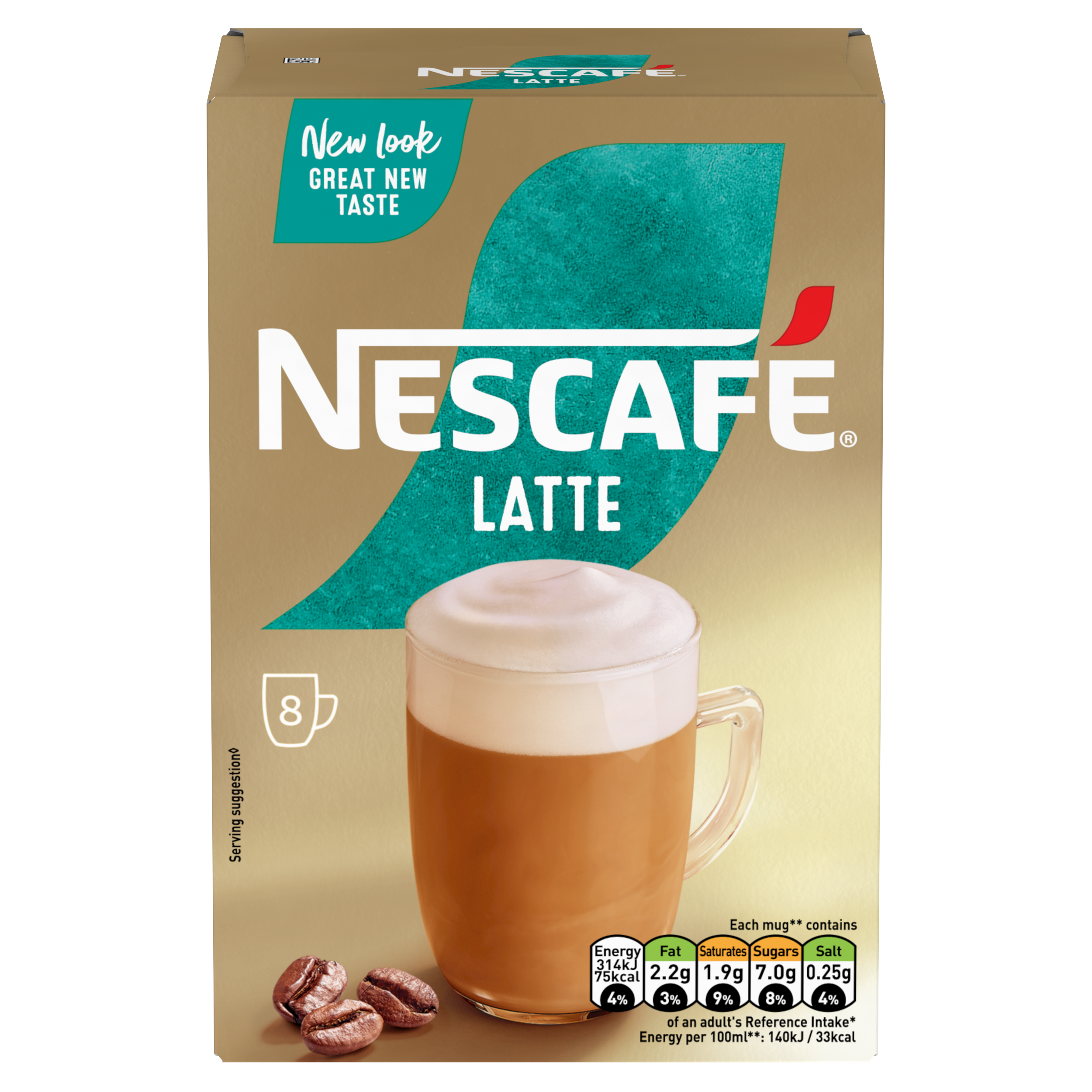 Latte Front of Pack