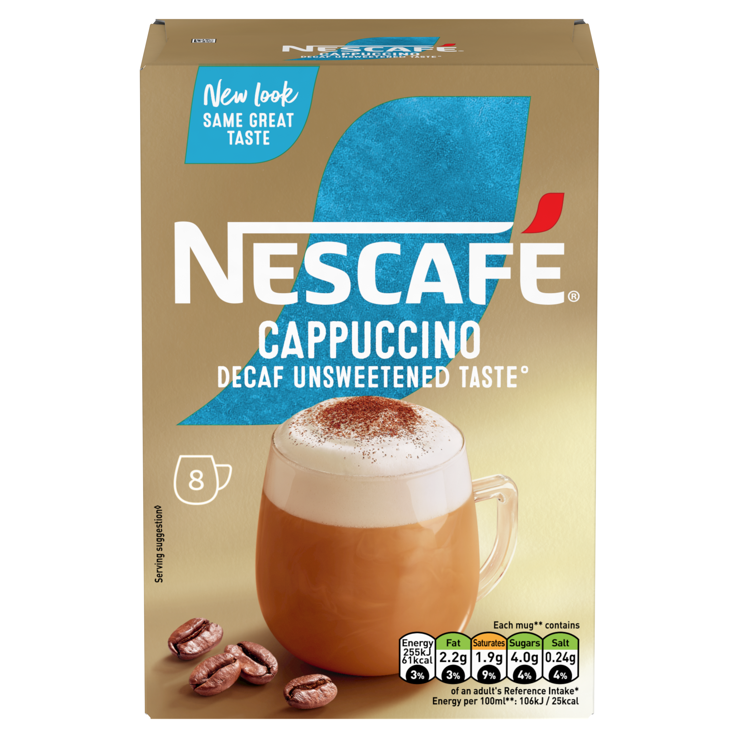 NESCAFÉ Decaf Cappuccino Unsweetened Taste°​