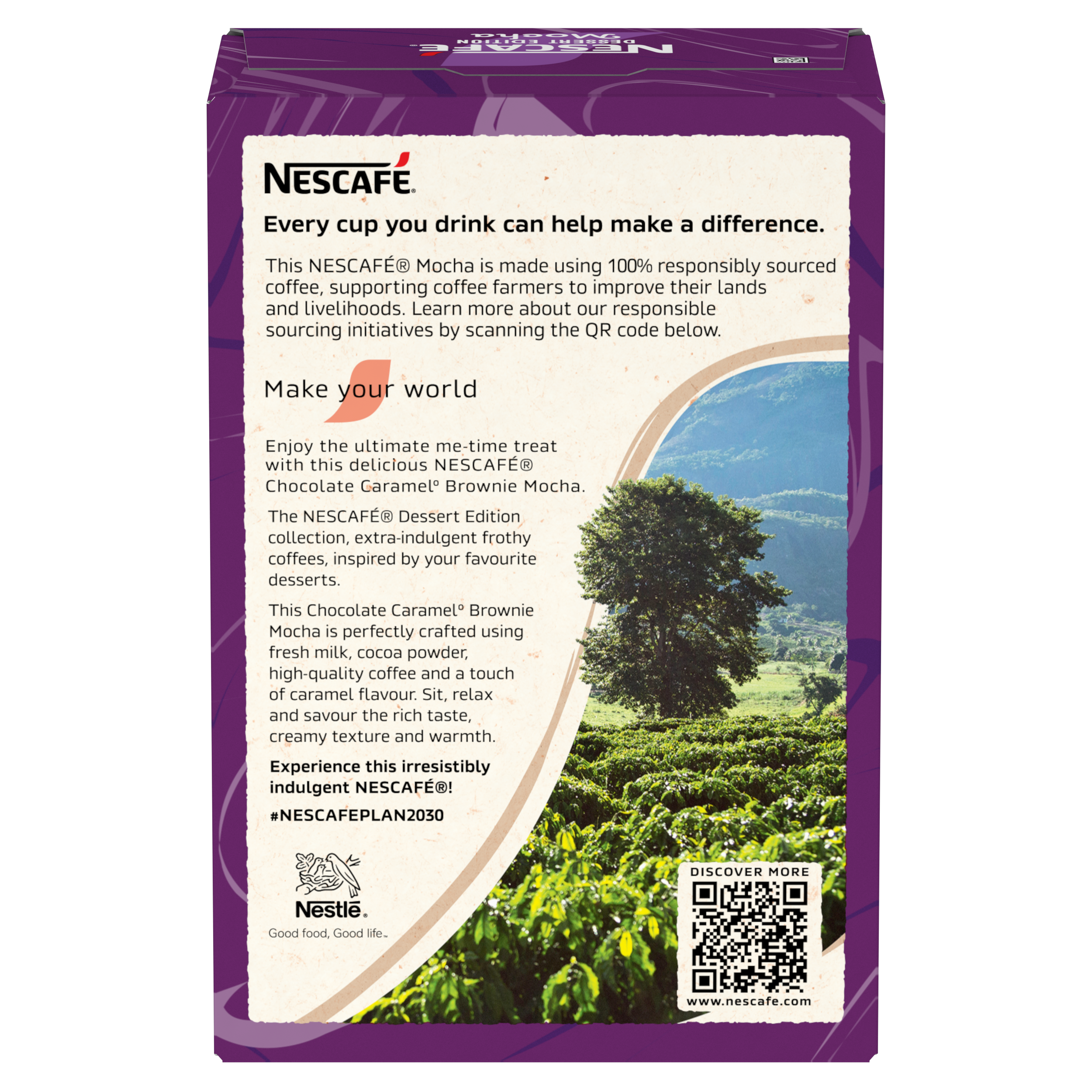 Chocolate Caramel Brownie Back Pack shot